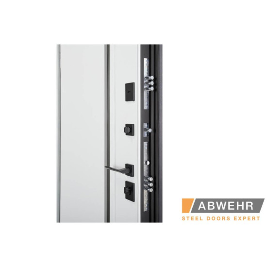 Вхідні двері ABWEHR Avenue 537 сірі для вулиці