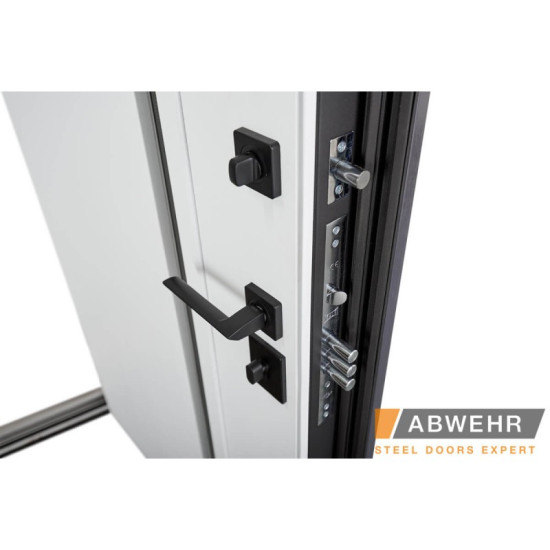 Вхідні двері ABWEHR Avenue 537 сірі для вулиці