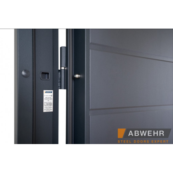 Вхідні двері полуторні ABWEHR Solid для вулиці
