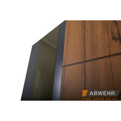 Вхідні двері ABWEHR Ufo Gold для вулиці