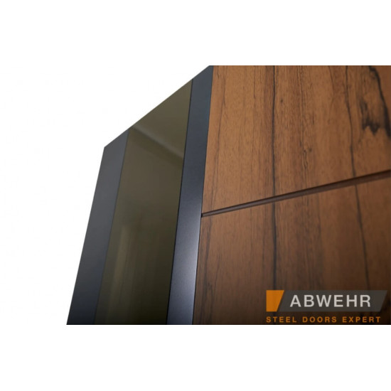 Вхідні двері ABWEHR Ufo Gold для вулиці