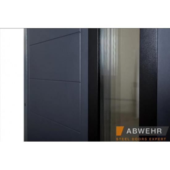 Вхідні двері ABWEHR Ufo Gold для вулиці