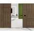 Міжкімнатні двері DANAPRIS прихованого монтажу дзеркало