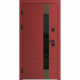 Вхідні двері зі склопакетом RODOS Steel F 150 для вулиці