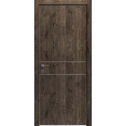 Міжкімнатні двері Rodos "MODERN" Flat-01+alum