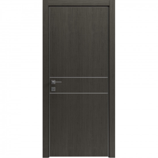 Міжкімнатні двері Rodos "MODERN" Flat-01+alum