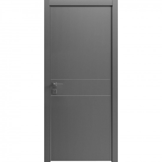 Міжкімнатні двері Rodos "MODERN" Flat-01+alum