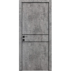 Міжкімнатні двері Rodos "MODERN" Flat-01+alum