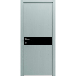 Міжкімнатні двері Rodos "MODERN" Flat-02+alum