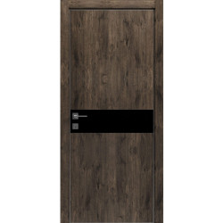 Міжкімнатні двері з покриттям ПВХ Rodos "MODERN" Flat-02+alum