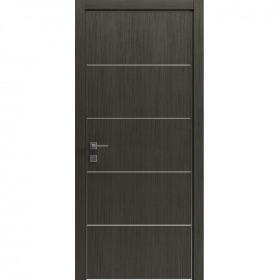 Міжкімнатні двері Rodos "MODERN" Flat-03+alum