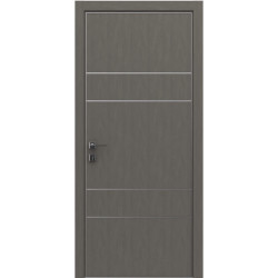 Міжкімнатні двері Rodos "MODERN" Flat-04+alum