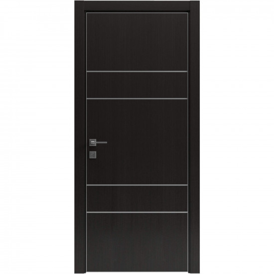 Міжкімнатні двері Rodos "MODERN" Flat-04+alum