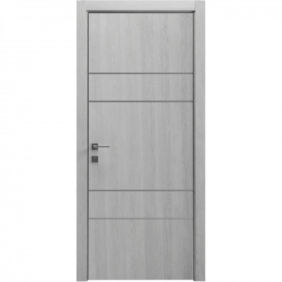Міжкімнатні двері Rodos "MODERN" Flat-04+alum