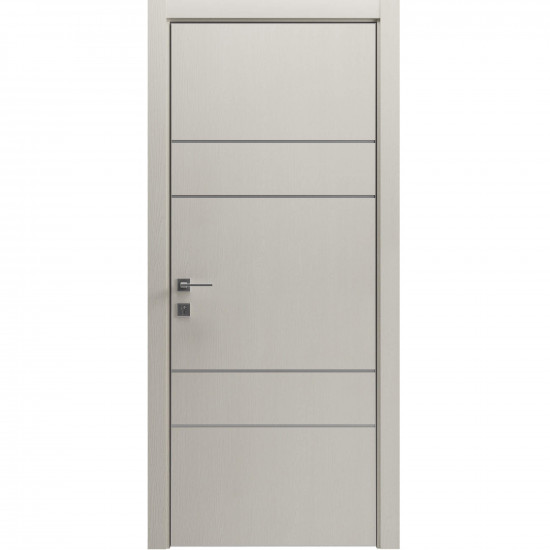 Міжкімнатні двері Rodos "MODERN" Flat-04+alum