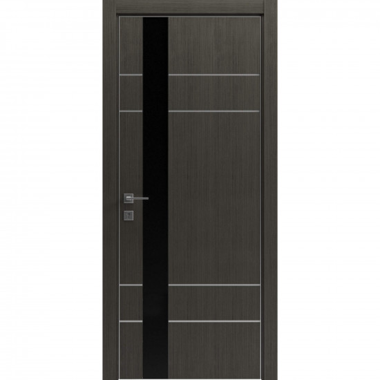 Міжкімнатні двері Rodos "MODERN" Flat-05+alum