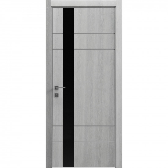 Міжкімнатні двері Rodos "MODERN" Flat-05+alum