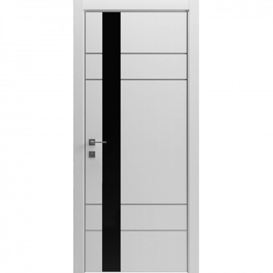 Міжкімнатні двері Rodos "MODERN" Flat-05+alum